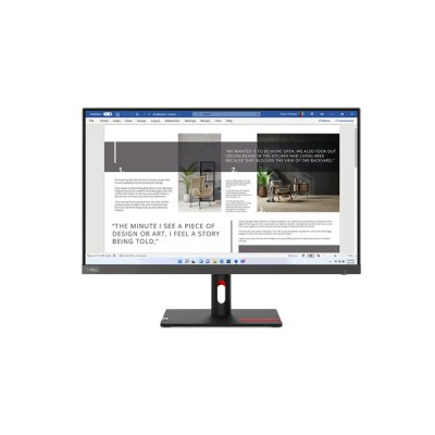 Monitor Lenovo ThinkVision S27i-30 - 27" - Full HD - HDMI - VGA - 63DFKAR4LA