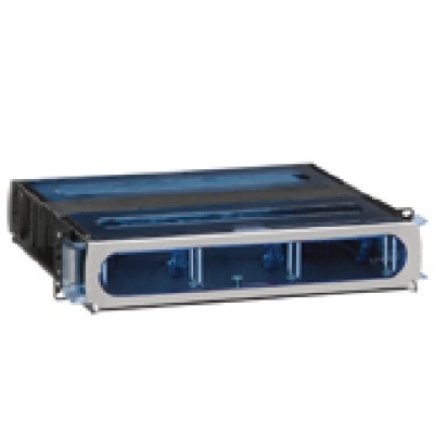 Panel de Fibra LEVITON - Bandeja Deslizable - 2UR - Negro - Acero Inoxidable - 5R2UH-S06