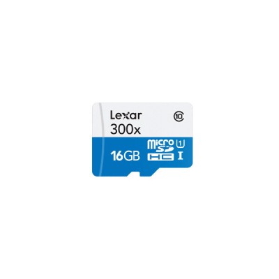Tarjeta MicroSD Lexar LSDMI16GBB1NL300A - 16GB - Clase 10 - LSDMI16GBB1NL300A