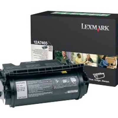 Tóner Lexmark 12A7465 - Negro - 32000 Páginas - Programa de Retorno - T632 - T634 - 12A7465