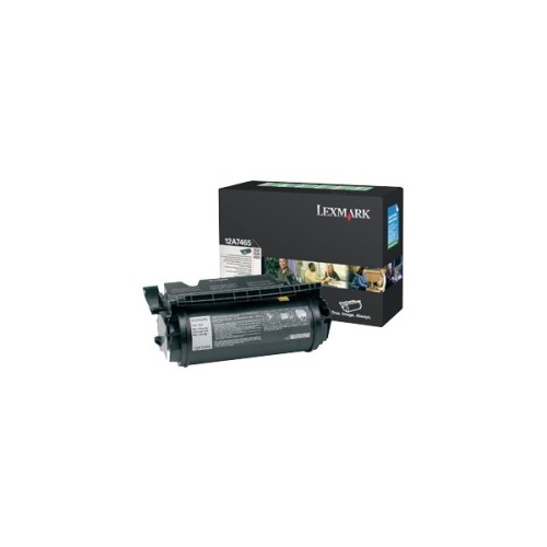Tóner Lexmark Negro 32000 Páginas Modelo 12A7465 - Compatible con T632 y T634