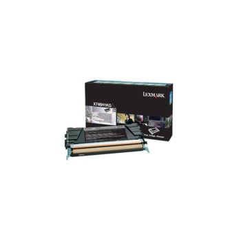 Tóner Lexmark X746H1KG - Negro - 12,000 Páginas - Programa Retorno - X746H1KG