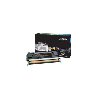 Tóner Lexmark X746H1KG - Negro - 12,000 Páginas - Programa Retorno - X746H1KG