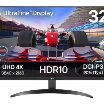 Monitor LG 32UR500K-B - 31.5" - 4K UHD - HDMI - DisplayPort - 32UR500K-B