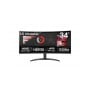 Monitor Gamer LG 34WR50QK - 34" - UltraWide QHD - 100Hz - HDMI - DisplayPort - Curvo - 34WR50QK
