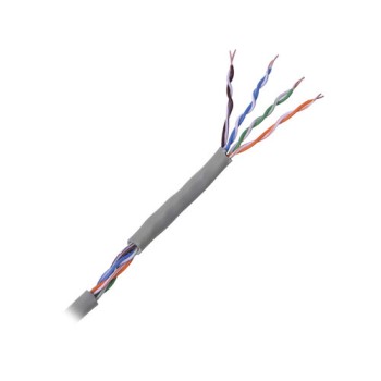 Bobina LinkedPRO Cat5e 100M 24 AWG Gris - PRO-CAT-5E/100M