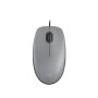 Mouse Logitech M110 SILENT - Alámbrico - USB - Gris - 910-006757