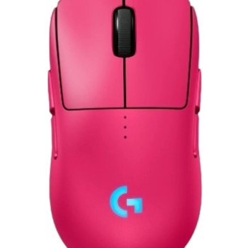 Mouse Gamer Logitech PRO 2 LIGHTSPEED Inalámbrico Rosa - Sensor HERO 2 - Modelo 910-007308