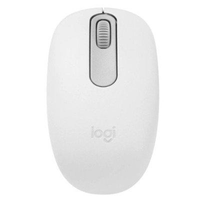 Mouse Logitech M196 - Inalámbrico - Bluetooth - Blanco - 910-007457