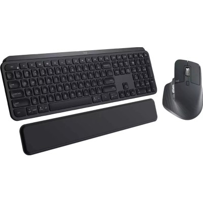 Kit Teclado y Mouse Logitech MX Keys Combo for Business Gen 2 - Teclado - Mouse - Reposamuñecas - Español - 920-010924
