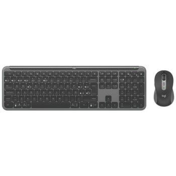 Kit de Teclado y Mouse Logitech SIGNATURE SLIM COMBO MK950 - Inalámbrico - USB - Español - Negro - 920-012473