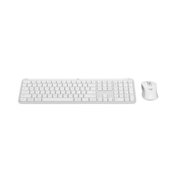 Kit Teclado y Mouse Logitech SIGNATURE SLIM COMBO MK950 Inalámbrico Español Blanco
