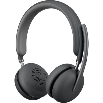 Diadema Logitech Zone Vibe Wireless 2 - Inalámbrico - Micrófono - USB - Grafito - 981-001310