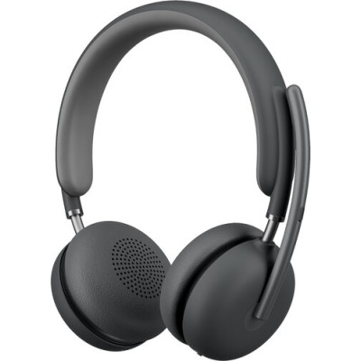 Diadema Logitech Zone Vibe Wireless 2 - Inalámbrico - Micrófono - USB - Grafito - 981-001310