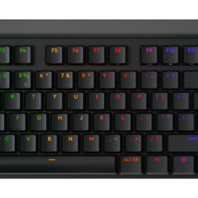 Teclado Gamer Logitech G515 LIGHTSPEED TKL - Inalámbrico - Inglés - Negro - RGB - 920-012423