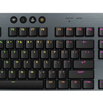 Teclado Gamer Logitech G915 X LIGHTSPEED Inalámbrico RGB Mecánico Negro