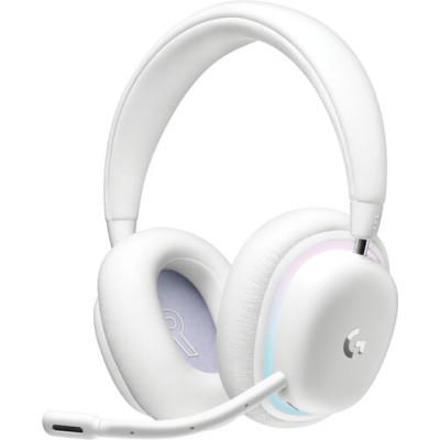 Diadema Gamer Logitech G735 - Alámbrico/Inalámbrico - Micrófono - Blanco - 981-001082