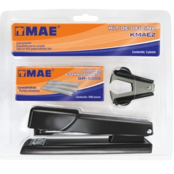 Engrapadora MAE KMAE2 - Grapas 26/6 - Engrapa hasta 20 hojas - Con Desengrapador - KMAE2 Engrapadora MAE KMAE2 - Grapas 26/6 - Engrapa hasta 20 hojas - Con Desengrapador - KMAE2