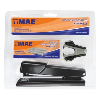 Engrapadora MAE KMAE2 - Grapas 26/6 - Engrapa hasta 20 hojas - Con Desengrapador - KMAE2