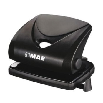 Perforadora MAE P2S-20 - 2 Orificios para 20 Hojas - Negro