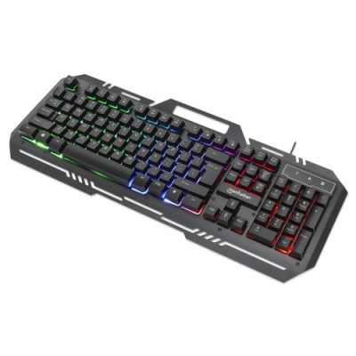Teclado Gamer Manhattan 180610 - Alámbrico - USB - Español - Multimedia - LED  - 180610