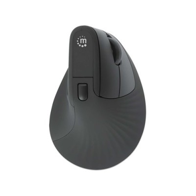 Mouse Manhattan 190336 - Inalámbrico - USB - 6 Botones - Negro - 190336