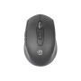 Mouse Manhattan 190343 - Inalámbrico - USB - 6 Botones - Negro - 190343