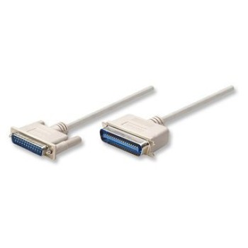 Cable para Impresora Manhattan - DB25 - Macho a CEN36 Macho - 1.8Mts - 303033