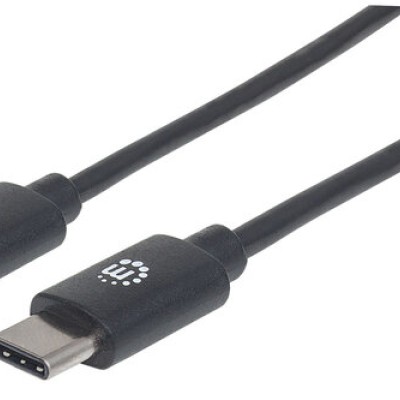 Cable Manhattan 354882 - USB-C - Macho - 3 Mts - Negro - 354882
