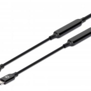 Cable USB C Macho Manhattan 5 Metros USB 3.2 Gen 2 Negro Modelo 355971