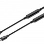 Cable USB C Macho Manhattan  - USB C Macho - 5 Metros - Negro - 355971