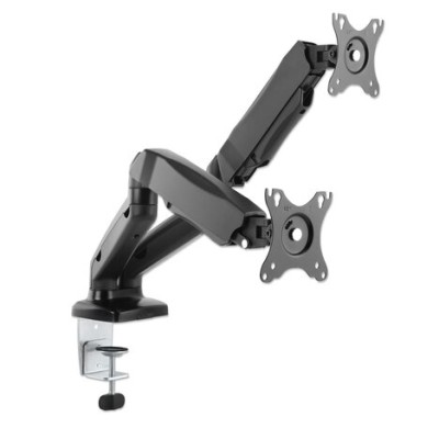 Soporte Manhattan 462501 - 17" a 32" - Hasta 9kg - para 2 Monitores - 462501