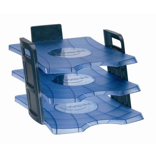 Charola Maped Apilable 26.5 x 30.5 cm Azul - Modelo 3154147550106 Charola Maped Apilable 26.5 x 30.5 cm Azul - Modelo 3154147550106