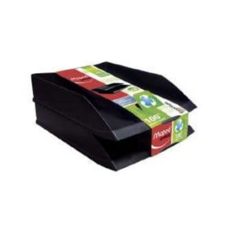 Charola Maped 3154147552100 - Plástico - 25 x 37 cm - Negro - 3154147552100 Charola Maped 3154147552100 - Plástico - 25 x 37 cm - Negro - 3154147552100