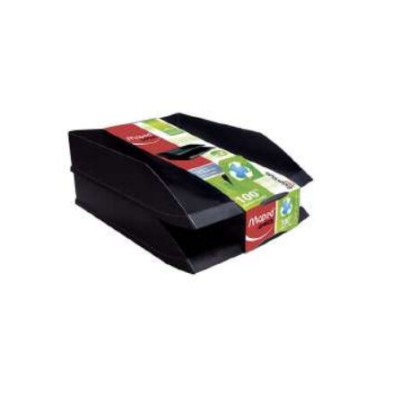 Charola Maped 3154147552100 - Plástico - 25 x 37 cm - Negro - 3154147552100