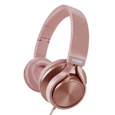 Audífonos MobiFree MB-02011 - Alámbrico - Micrófono - 3.5 mm - 1.2 M - Rosa - MB-02011