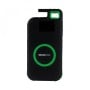 Power Bank MobiFree MB-923408 - 8000 mAh - Carga Inalámbrica - Negro/Verde - MB-923408