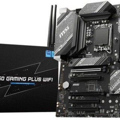 Tarjeta Madre MSI B760 GAMING PLUS WIFI - Socket 1700 - 4x DDR5 - 4800/5600/6800+(OC)MHz - HDMI - DisplayPort - USB 2.0/3.2 - ATX - B760 GAMING PLUS WIFI