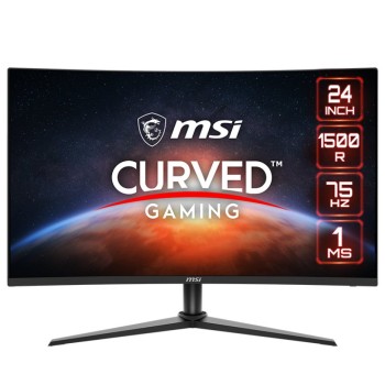 Monitor Gamer MSI 23.6 Pulgadas Full HD Curvo 75Hz AMD FreeSync Modelo G243CV Monitor Gamer MSI 23.6 Pulgadas Full HD Curvo 75Hz AMD FreeSync Modelo G243CV