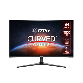 Monitor Gamer MSI G243CV - 23.6" - Full HD - 75Hz - HDMI - DisplayPort - Curvo - G243CV