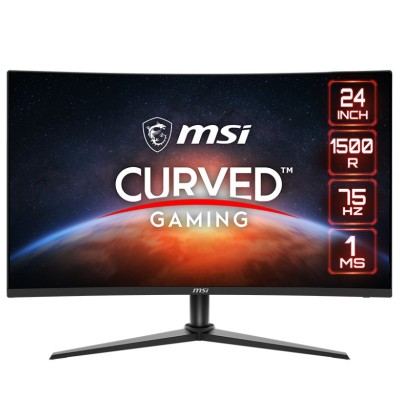 Monitor Gamer MSI G243CV - 23.6" - Full HD - 75Hz - HDMI - DisplayPort - Curvo - G243CV