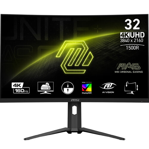 Monitor Gamer MSI MAG 321CUP - 31.5 pulgadas Curvo 4K UHD 160Hz