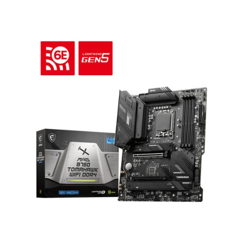 Tarjeta Madre MSI MAG B760 TOMAHAWK WIFI DDR4 - Socket LGA 1700 - Compatible Intel 12va/13va Gen