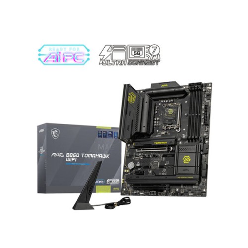 Tarjeta Madre MSI MAG B860 TOMAHAWK WIFI - Socket LGA 1851 - DDR5 9200MHz - Wi-Fi 7