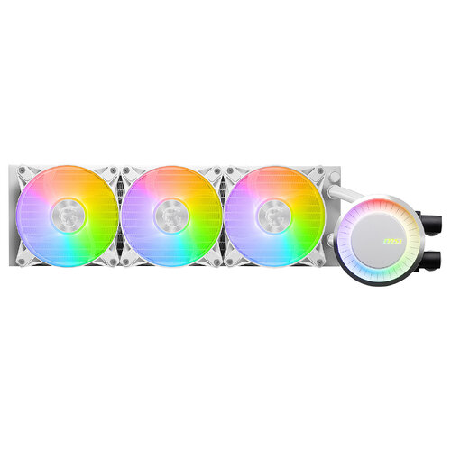 Enfriamiento Líquido MSI MAG CORELIQUID E360 Blanco - 3 Ventiladores ARGB - Kit de Refrigeración