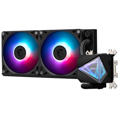 Enfriamiento Líquido MSI MAG CORELIQUID I240 - 2 Ventiladores -  ARGB - Negro - MAG CORELIQUID I240