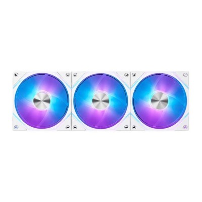 Ventilador MSI MAG EZ120 ARGB - 120mm - 3 Piezas - 4-Pines - Blanco - MAG EZ12 RGB WHITE Ventilador MSI MAG EZ120 ARGB - 120mm - 3 Piezas - 4-Pines - Blanco - MAG EZ12 RGB WHITE
