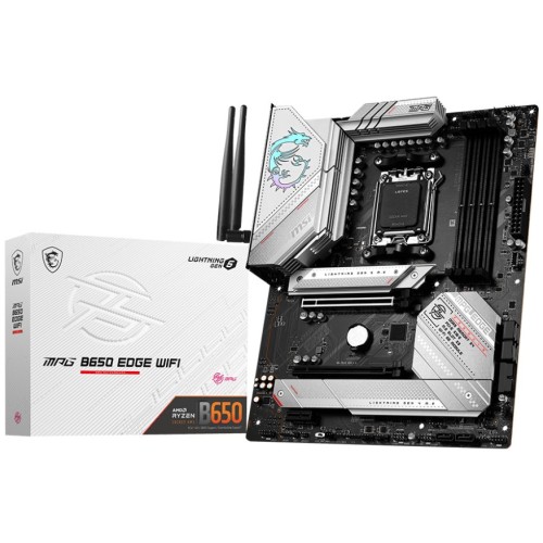 Tarjeta Madre MSI MPG B650 EDGE WIFI Socket AM5 DDR5 Wi-Fi 6E ATX