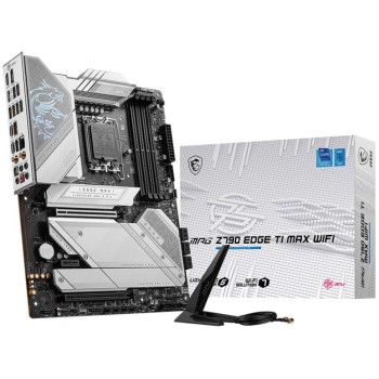 Tarjeta Madre MSI MPG Z790 EDGE TI MAX WIFI - Socket 1700 - 4xDDR5 - 4800/5600/7800+(OC)MHz - HDMI - DisplayPort - USB 2.0/3.2 - ATX - MPG Z790 EDGE TI MAX WIFI