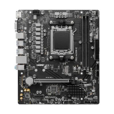 Tarjeta Madre MSI PRO A620M-E - Socket AM5 - 2x DDR5 - 4800/5800/6000MHz - HDMI - VGA - USB 2.0/3.2 - Mini ATX  - PRO A620M-E